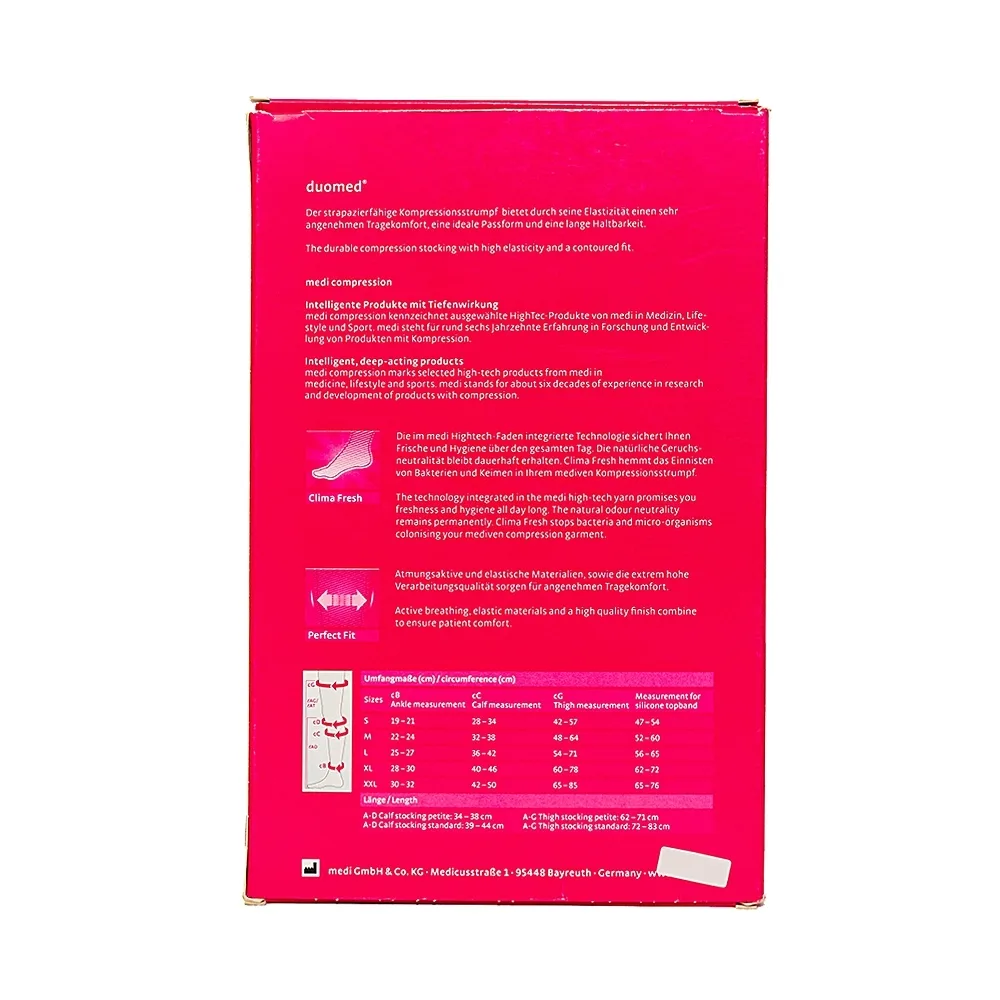Hình ảnh Vớ gối y khoa Duomed size XL hỗ trợ điều trị suy tĩnh mạch, phù chân, đau nhức chân