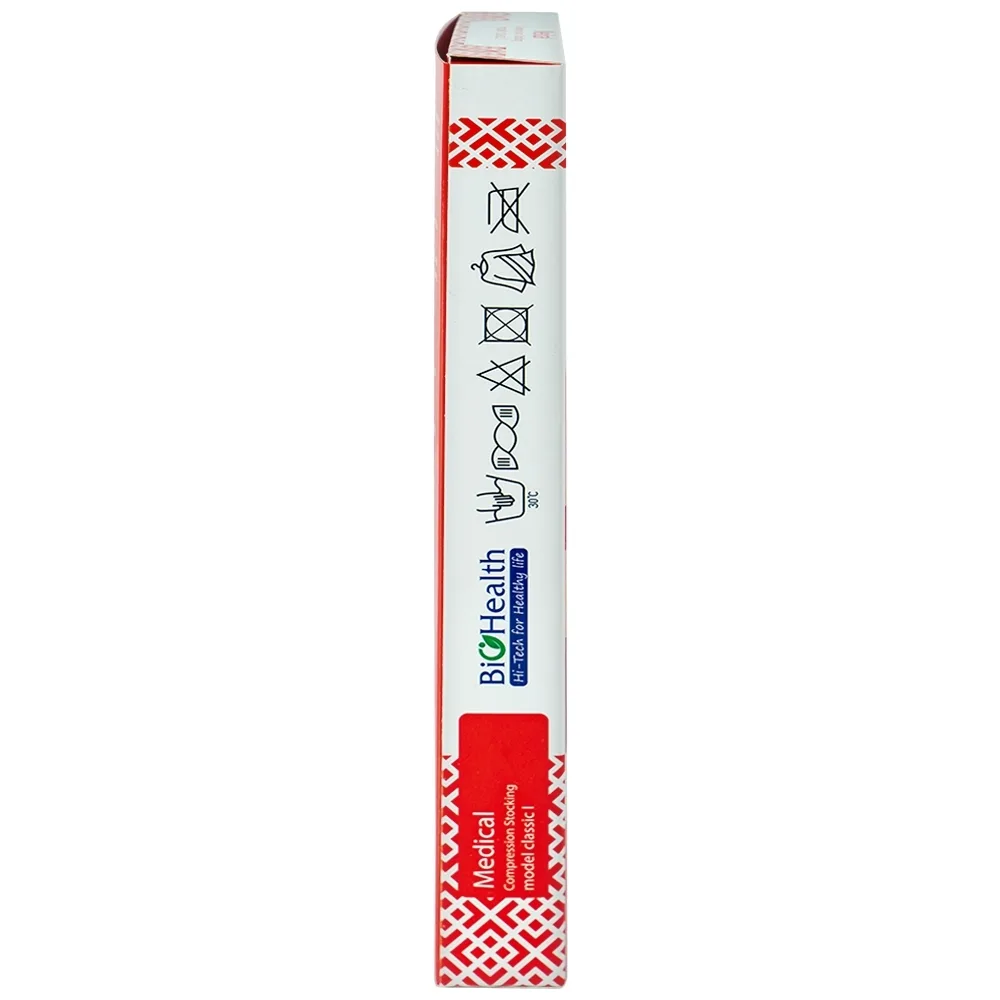 Hình ảnh Vớ gối y khoa Medical Compression Stocking Model Classic I Biohealth màu da size M điều trị giãn tĩnh mạch chân