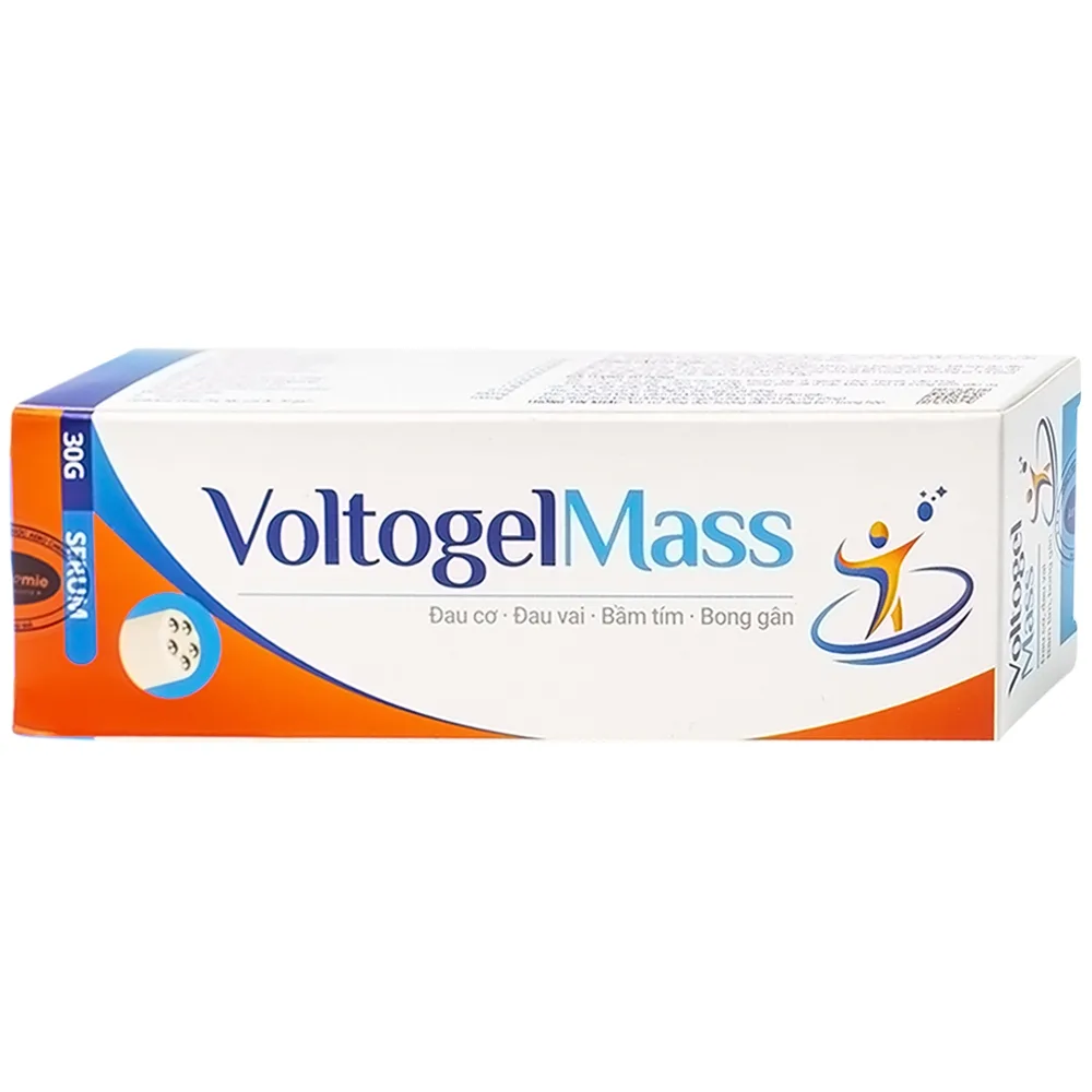 Hình ảnh Gel bôi giảm đau VoltogelMass 30g Aero Chemie đau cơ, đau vai, bầm tím, bong gân