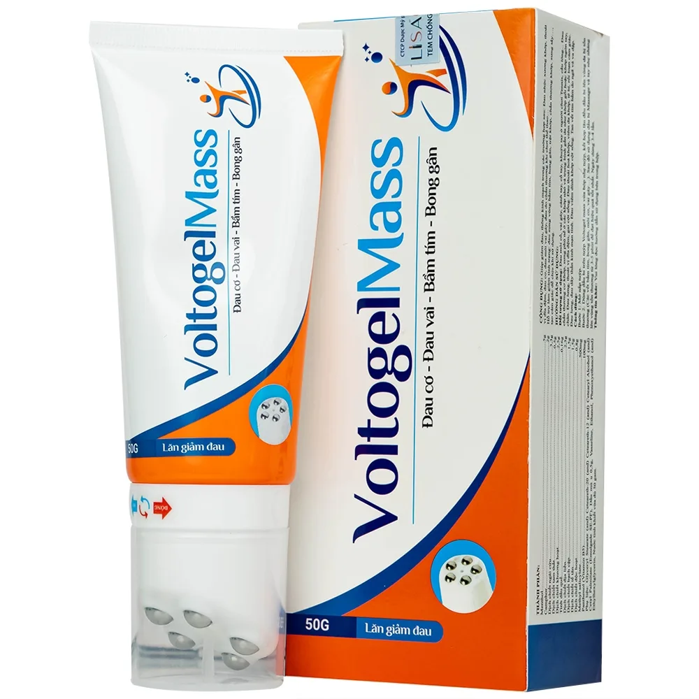 Hình ảnh Gel Voltogel Mass giảm đau cơ, đau vai, bầm tím, bong gân (50g)