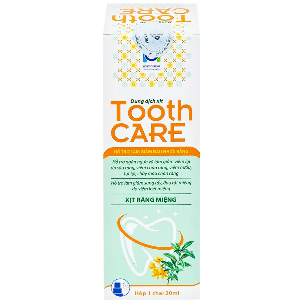 Hình ảnh Dung dịch xịt Tooth Care hỗ trợ giảm đau nhức răng (20ml)