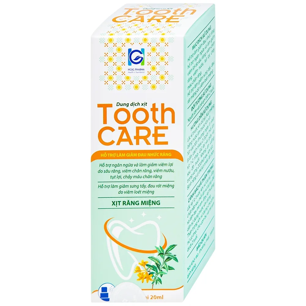 Hình ảnh Dung dịch xịt Tooth Care hỗ trợ giảm đau nhức răng (20ml)