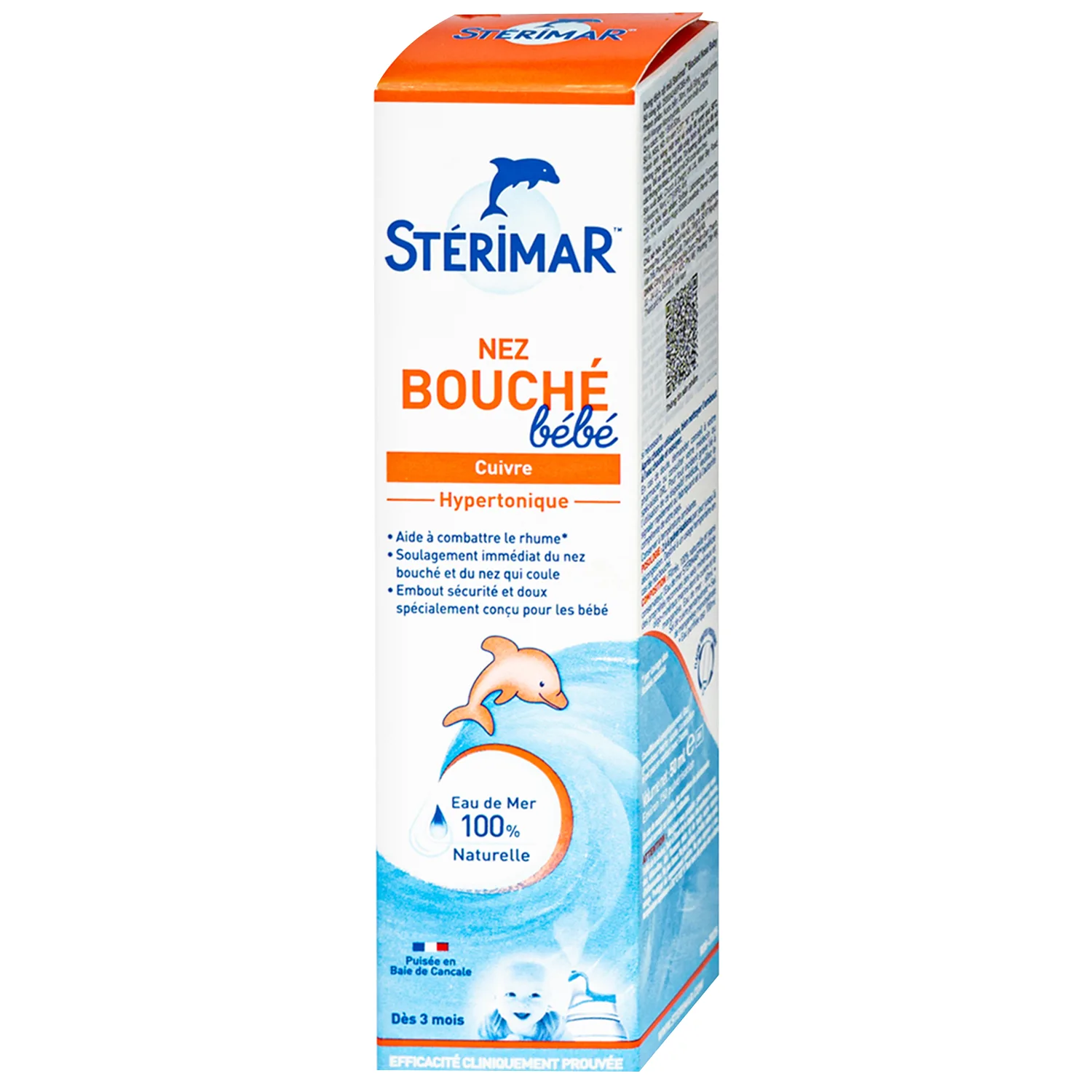 Hình ảnh Xịt mũi trẻ em Sterimar Blocked Nose Baby (Mẫu mới) - Hỗ trợ giảm viêm mũi, nghẹt mũi cho trẻ từ 3 tháng đến 3 tuổi (50ml)
