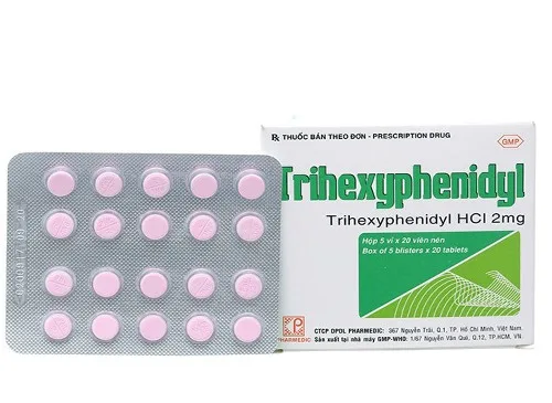 Hình ảnh Trihexyphenidyl 2mg