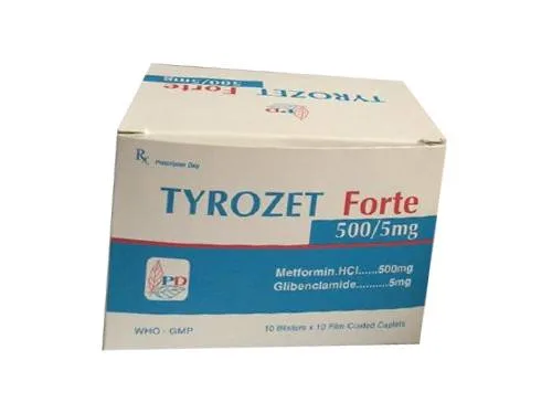 Hình ảnh Tyrozet Forte 1.000/5 mg