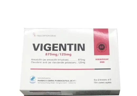 Hình ảnh Vigentin 875mg/125mg