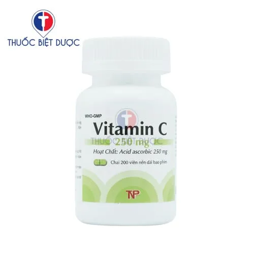 Hình ảnh Vitamin C 250mg màu xanh