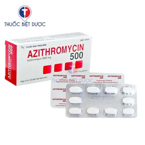 Hình ảnh Azithromycin 500