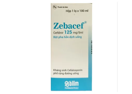Hình ảnh Zebacef 125mg/5ml