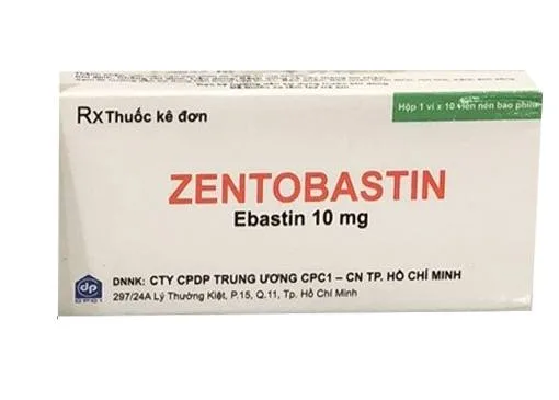 Hình ảnh Zentobastin 10mg Tablet