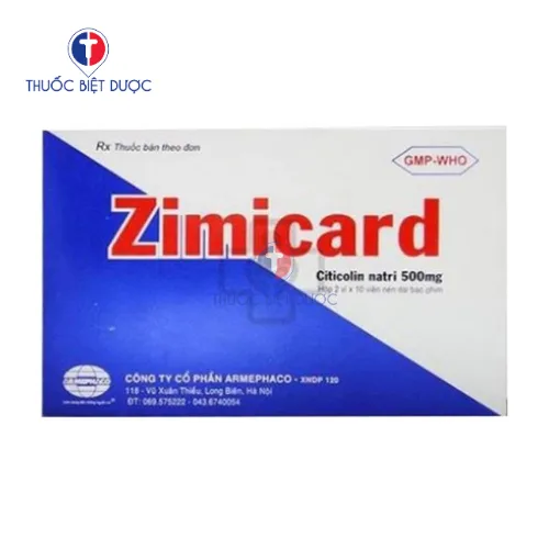 Hình ảnh Zimicard 500mg