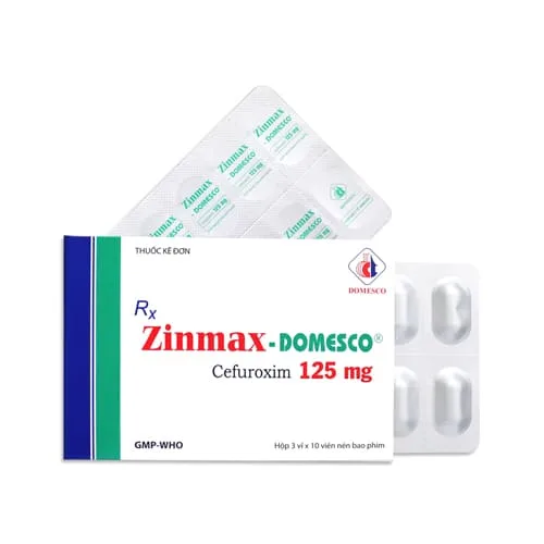 Hình ảnh Zinmax Domesco 125mg