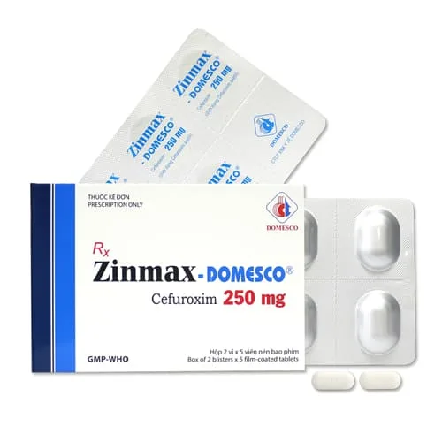 Hình ảnh Zinmax Domesco 250mg