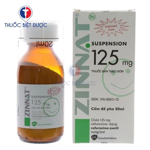 Hình ảnh Zinnat Suspension 125mg/5ml