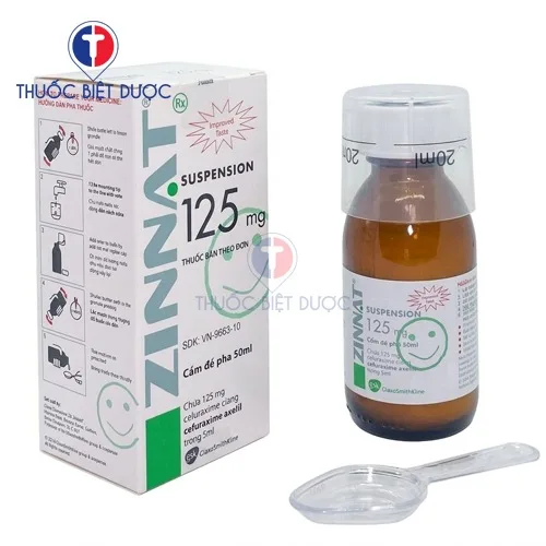 Hình ảnh Zinnat Suspension 125mg/5ml