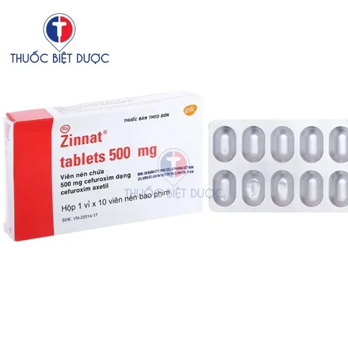 Hình ảnh Zinnat tablets 500mg