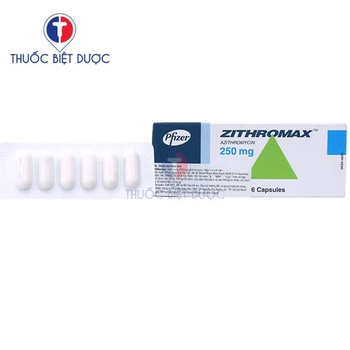 Hình ảnh Zitromax 250mg Hộp 6 viên