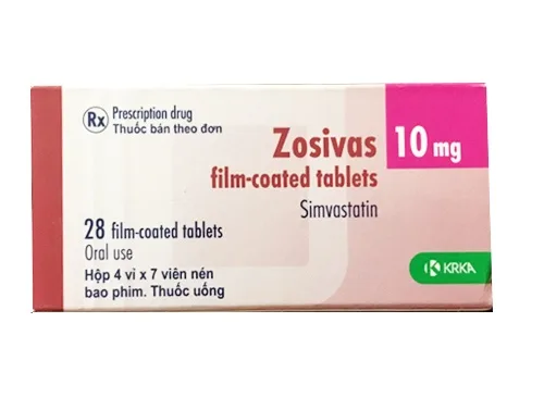 Hình ảnh Zosivas 10mg